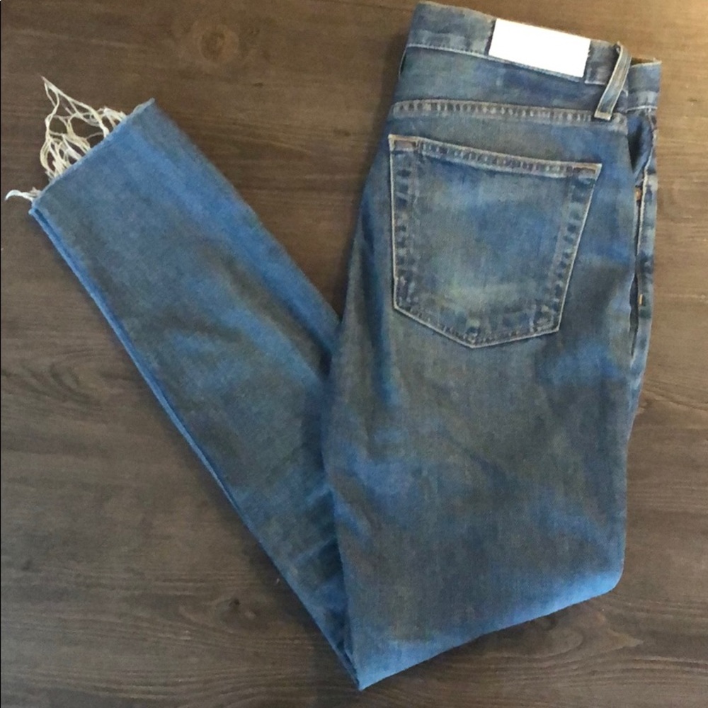 Re/Done Originals high waist button fly jeans
